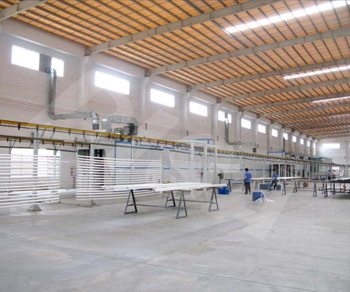 Powder coating line for building material_07