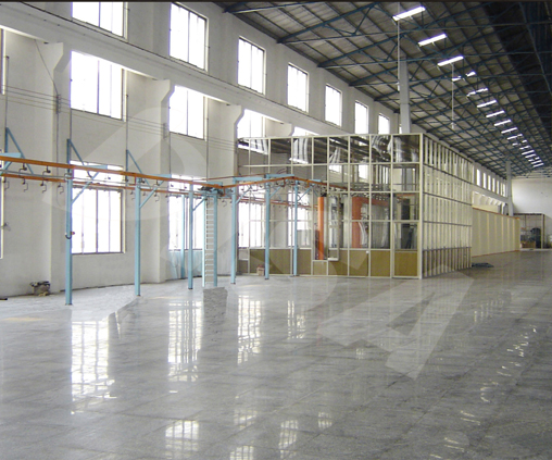 Powder coating line for building material_02